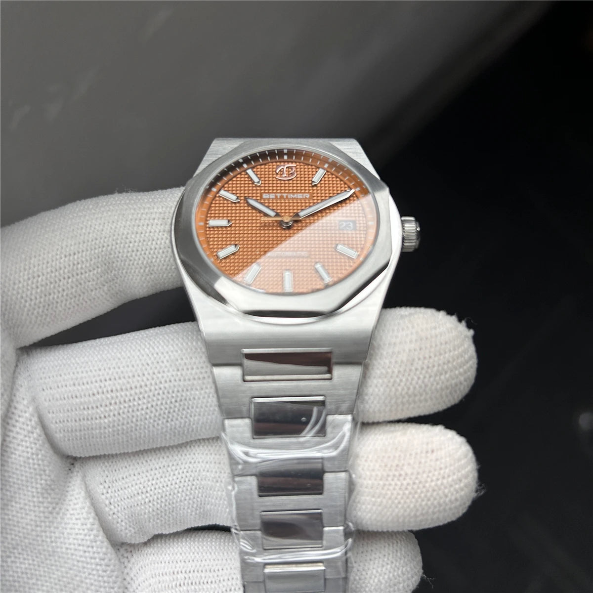 2025 New BETTIMER Men's Automatic Mechanical Watches PT5000 Sapphire Glass Luxury Sport 10Bar Clock BWG-9 B8001 V2 38.5mm