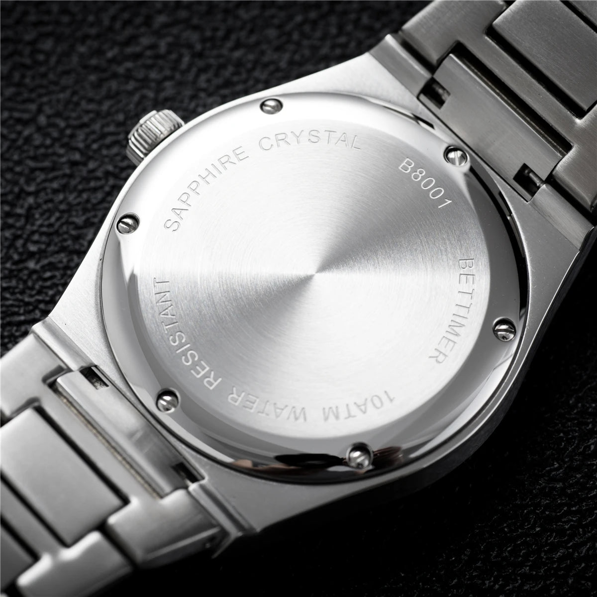 2025 New BETTIMER Men's Automatic Mechanical Watches PT5000 Sapphire Glass Luxury Sport 10Bar Clock BWG-9 B8001 V2 38.5mm