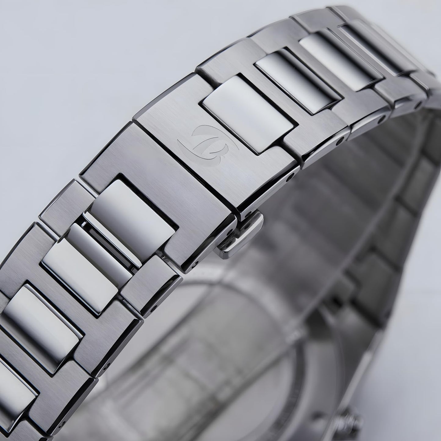 BETTIMER Men's Mechanical Chronograph Wristwatch with ST1903 Movement - 38.5mm 316L Stainless Steel Sapphire Luminous Manual Winding Chronograph Watches for Men